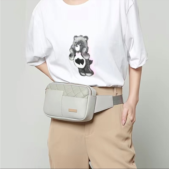 Handbags - Zipper Fanny Pack, Women's Waist Bag With Adjustable Strap Stylish Faux Leather